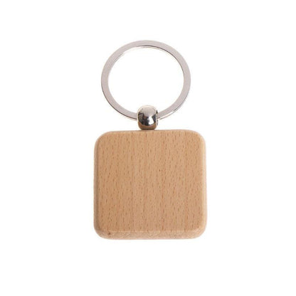 Wooden key chain