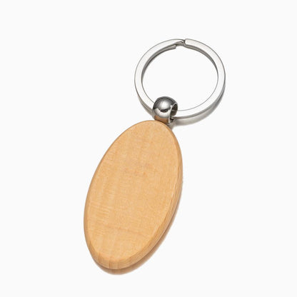 Wooden key chain