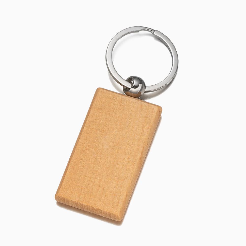 Wooden key chain