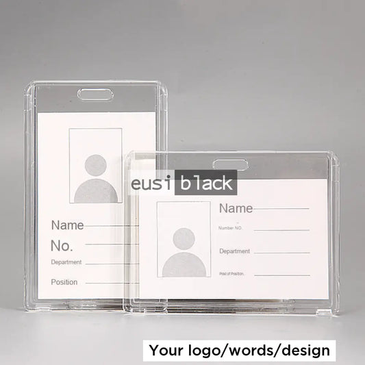 Acrylic ID name tag pocket - Landscape