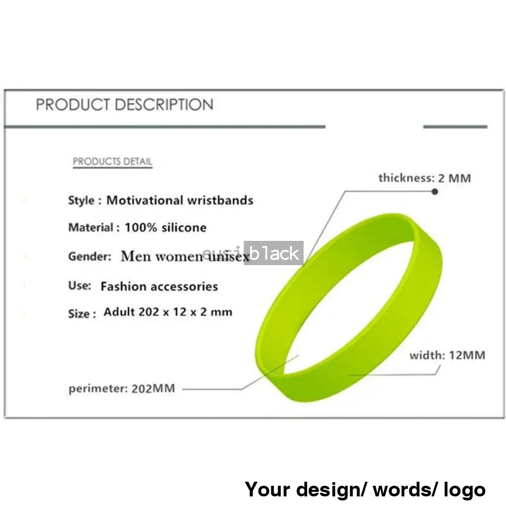 Adult Personalized Wristband