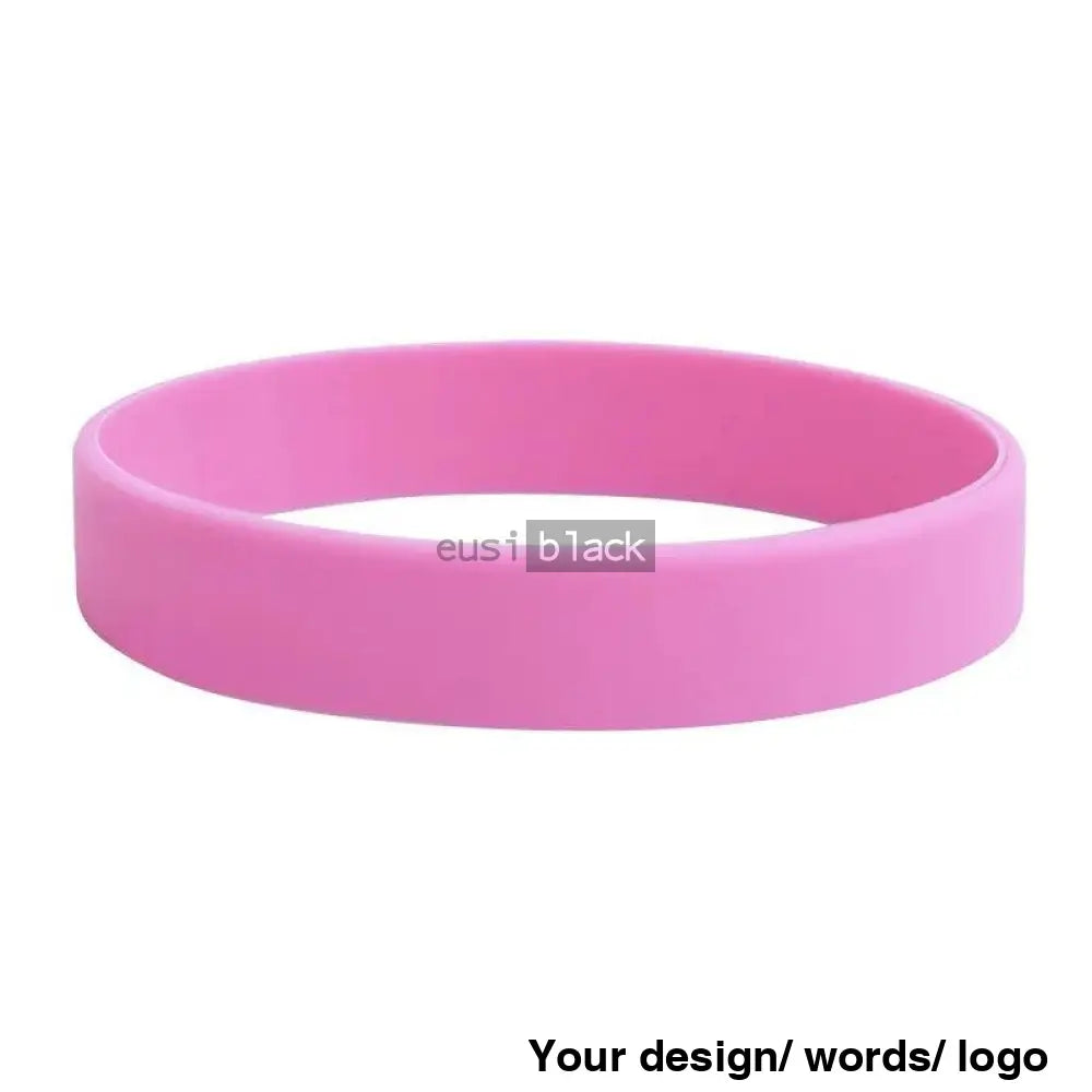 Adult Personalized Wristband Pink / Plain