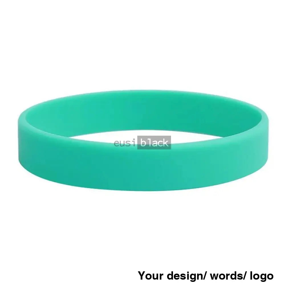 Adult Personalized Wristband Turquoise / Plain