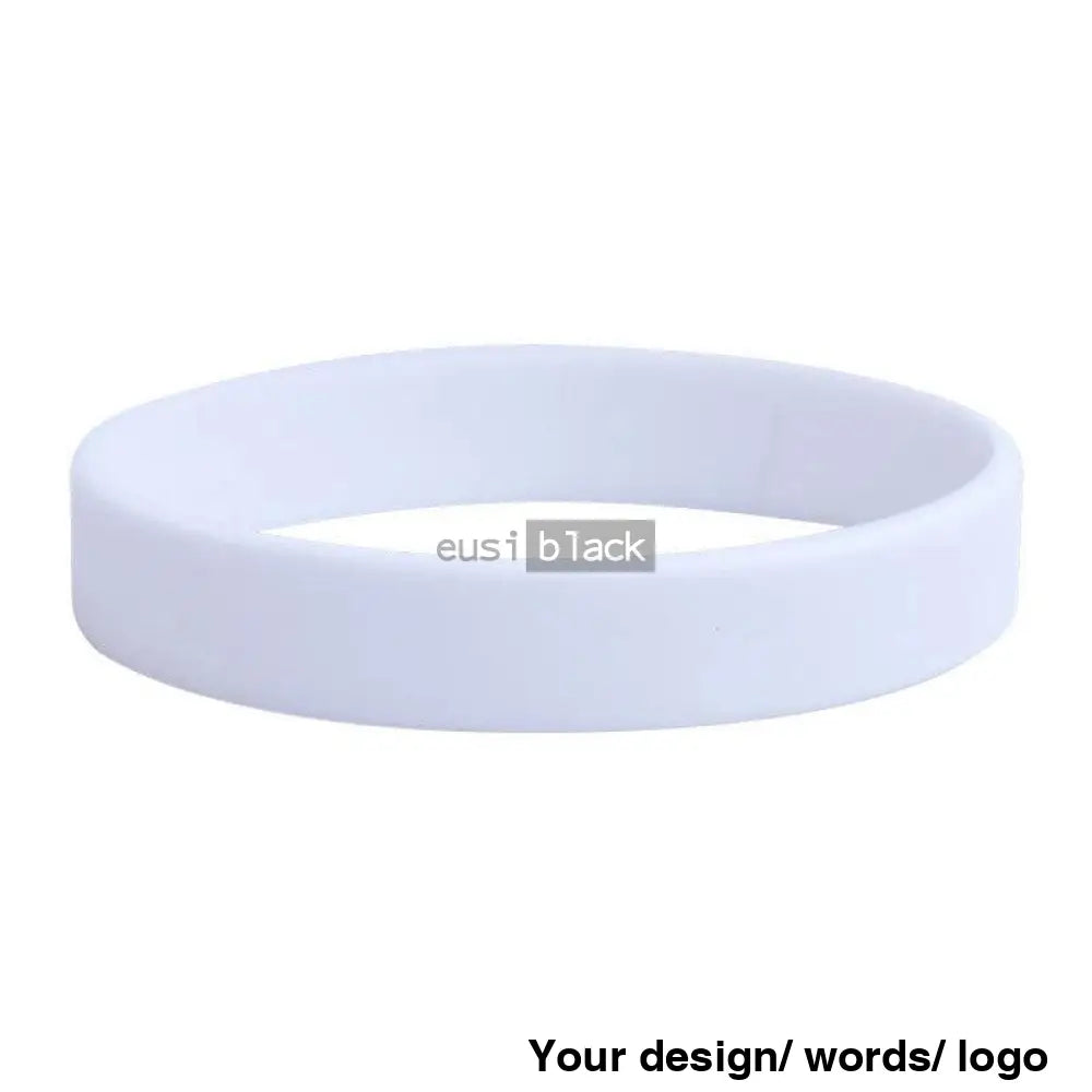 Adult Personalized Wristband White / Plain