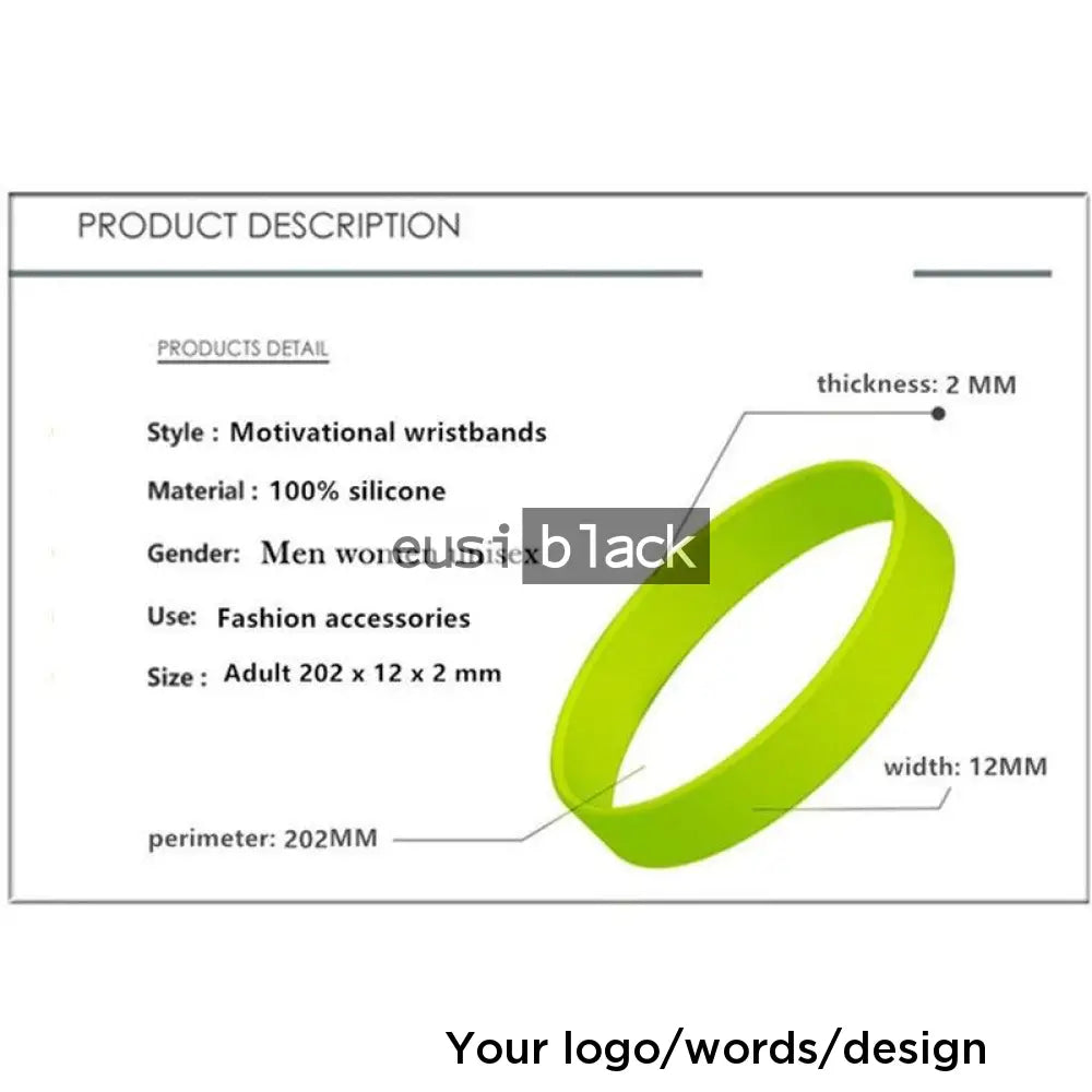Adult Personalized Wristband
