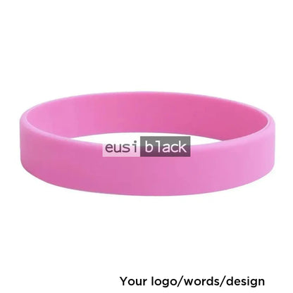 Adult Personalized Wristband Pink / Plain