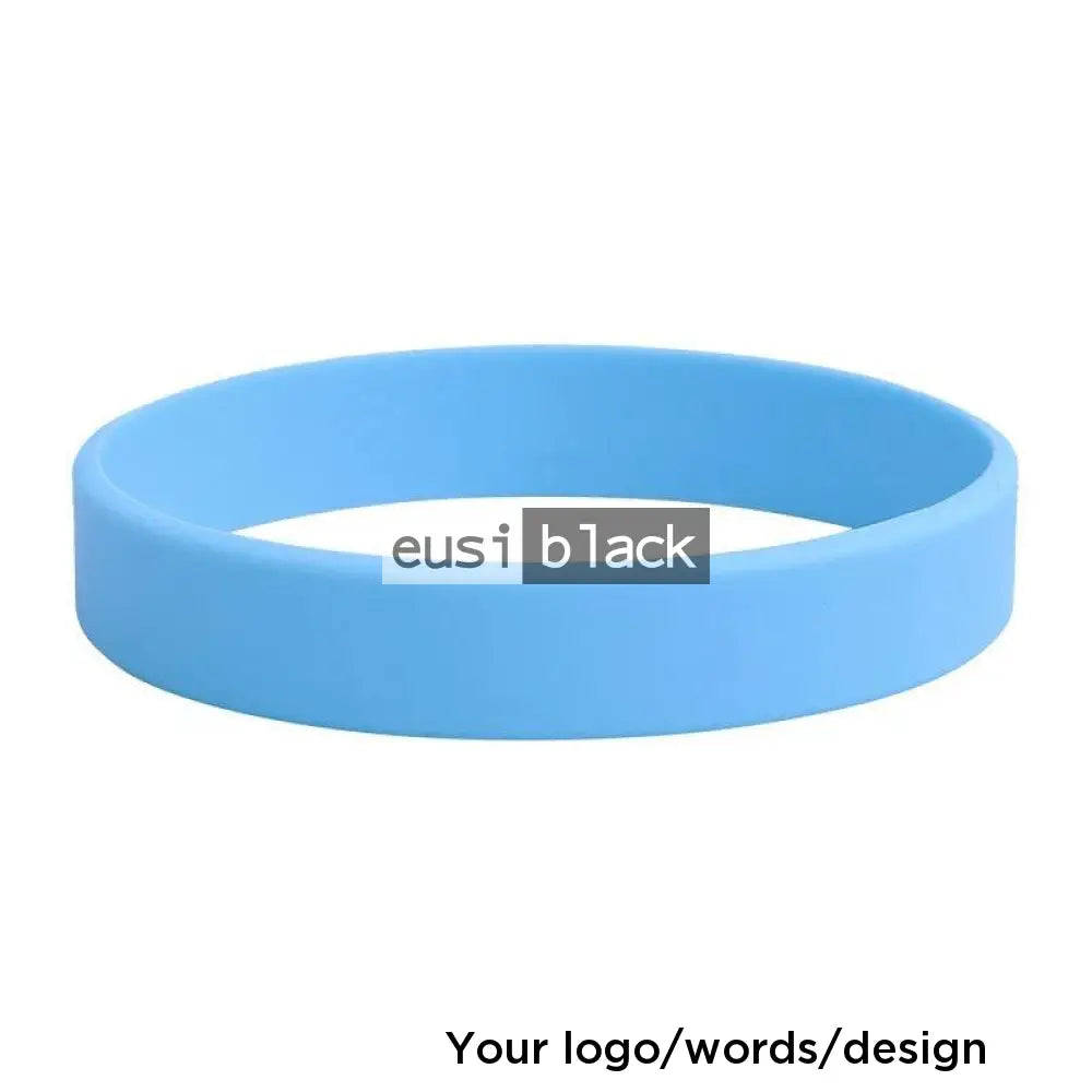 Adult Personalized Wristband Sky Blue / Plain