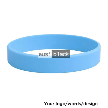 Adult Personalized Wristband Sky Blue / Plain