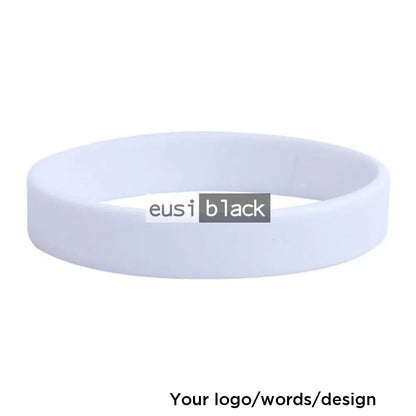 Adult Personalized Wristband White / Plain