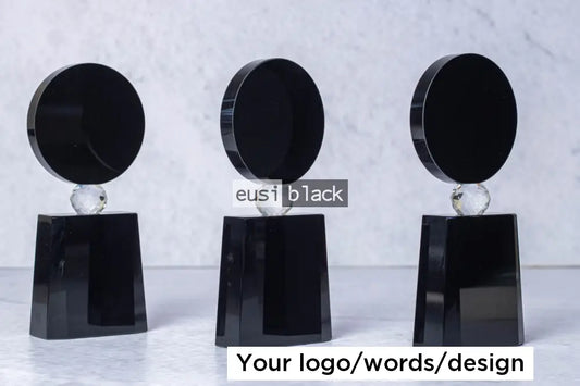 All black crystal award