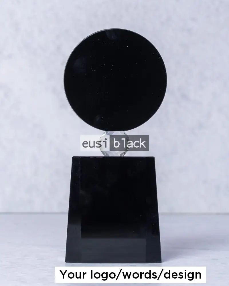 All black crystal award