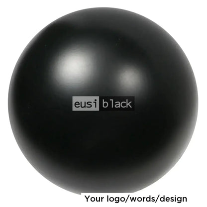 Anti-stress squeeze ball - Black / Small - 6cm diameter / Plain