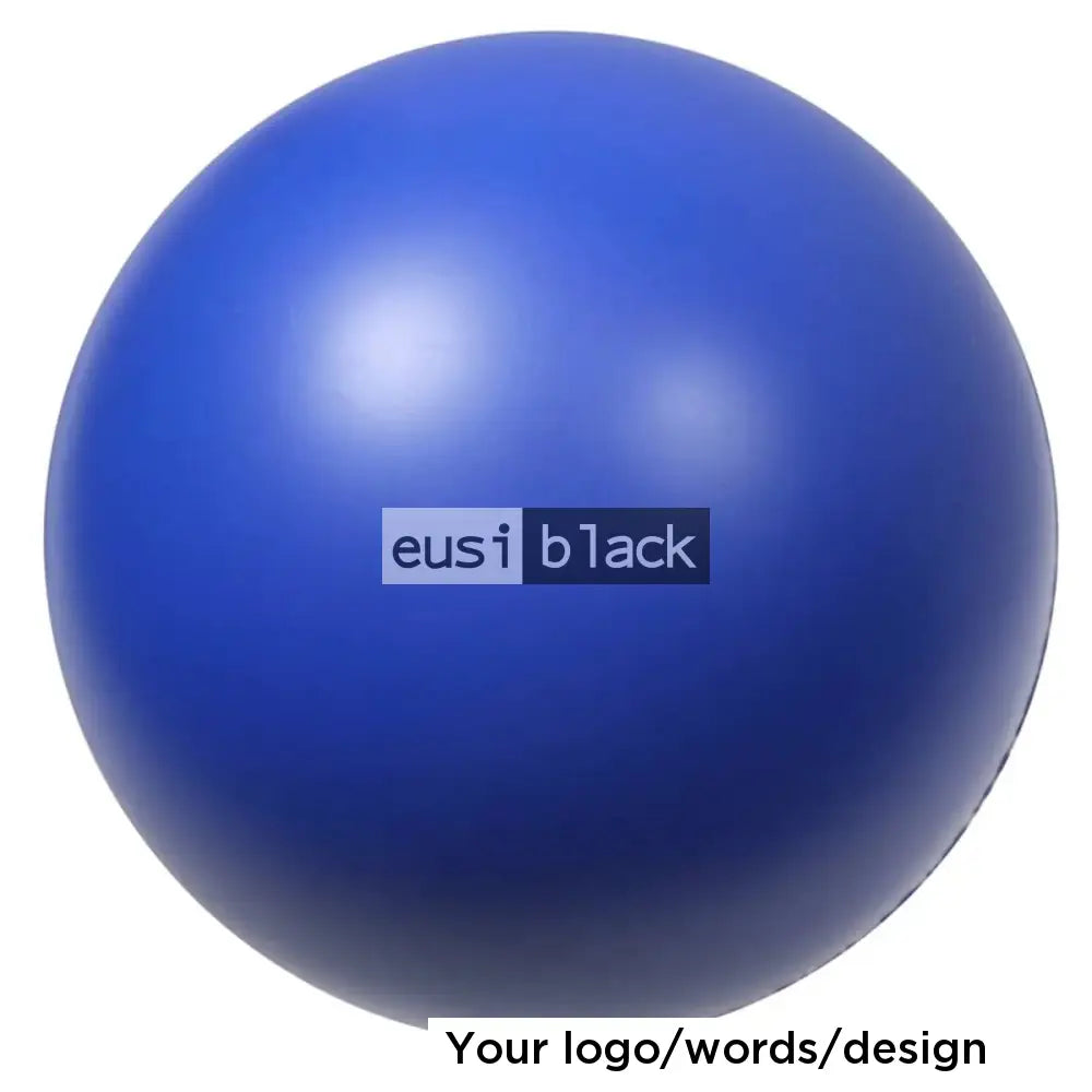 Anti-stress squeeze ball - Blue / Small - 6cm diameter / Plain