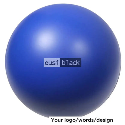 Anti-stress squeeze ball - Blue / Small - 6cm diameter / Plain
