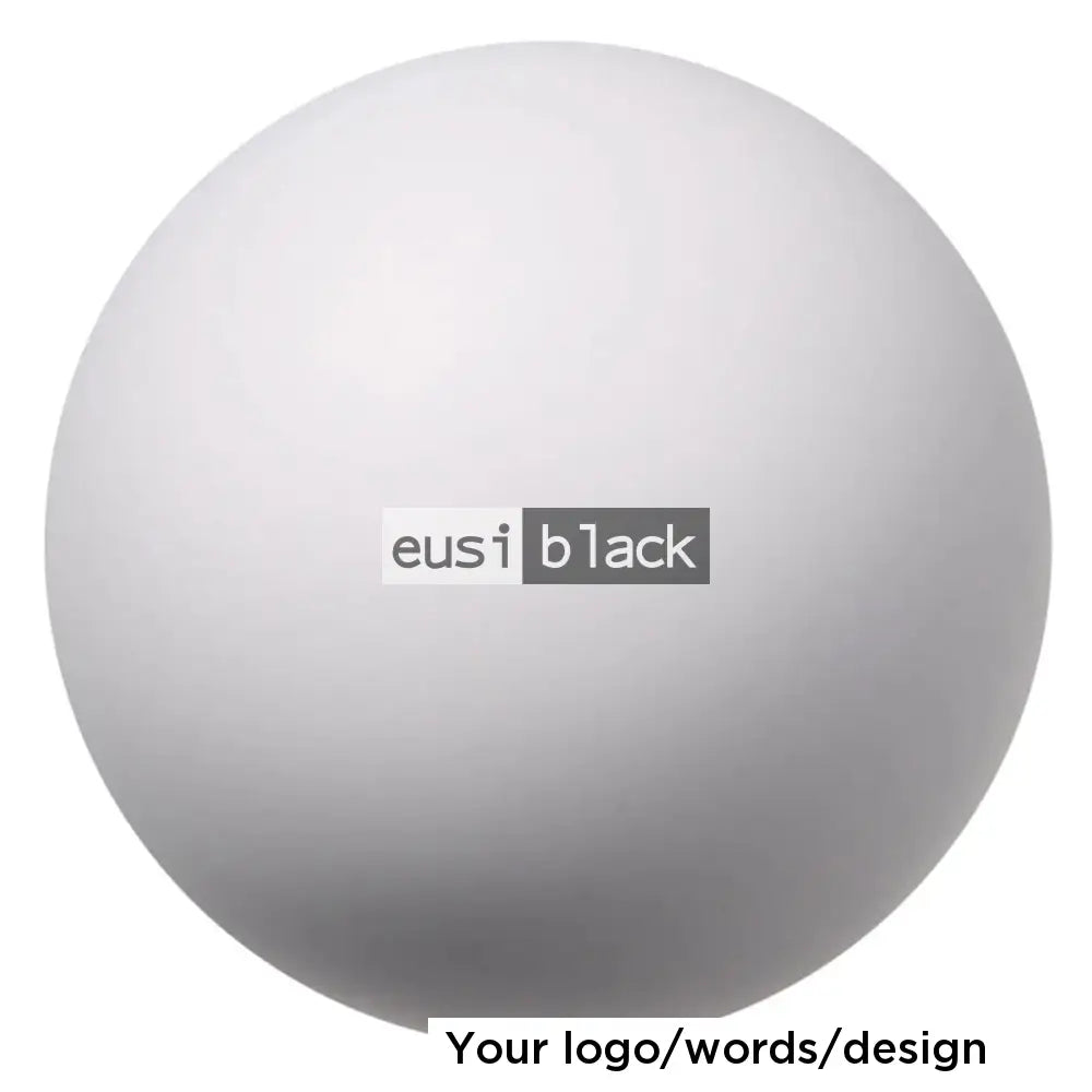 Anti-stress squeeze ball - White / Small - 6cm diameter / Plain