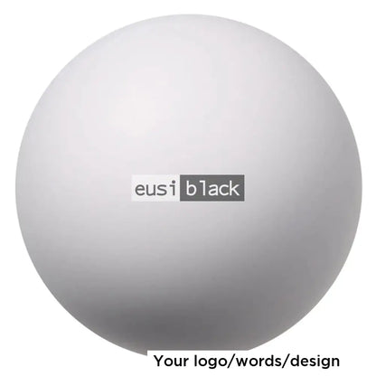 Anti-stress squeeze ball - White / Small - 6cm diameter / Plain