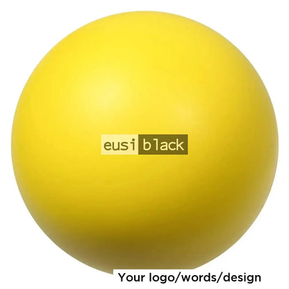 Anti-stress squeeze ball - Yellow / Small - 6cm diameter / Plain