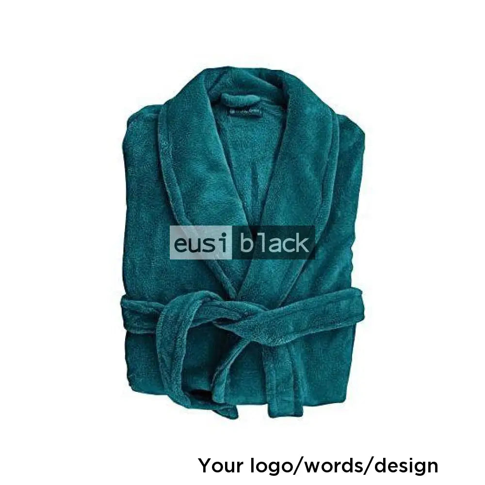 Bathrobe Set For Couples Green