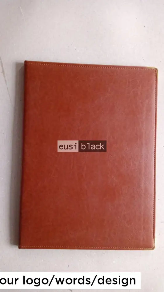 Bill holder - Genuine leather - Brown