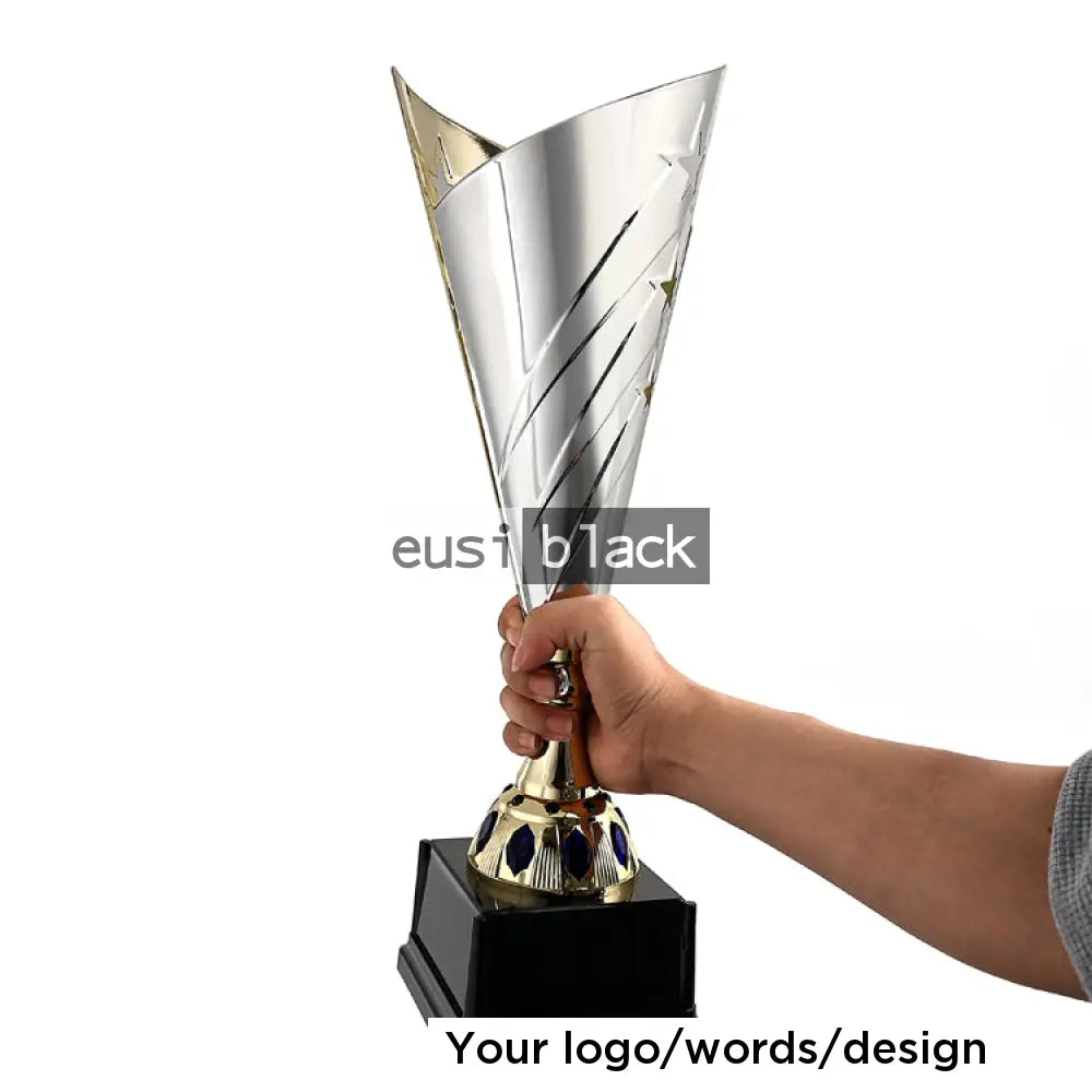 Bisect Two tone trophy award - 38cm