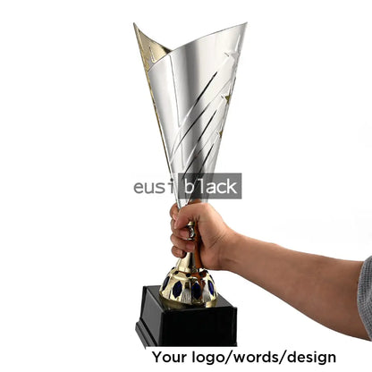 Bisect Two tone trophy award - 38cm