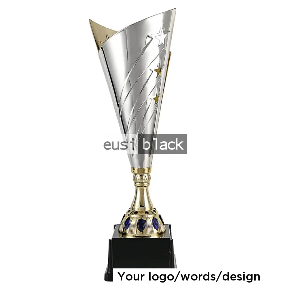 Bisect Two tone trophy award - 38cm