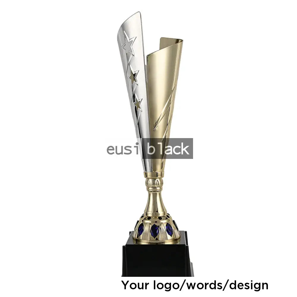 Bisect Two tone trophy award - 38cm