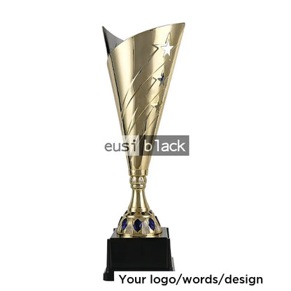 Bisect Two tone trophy award - 38cm