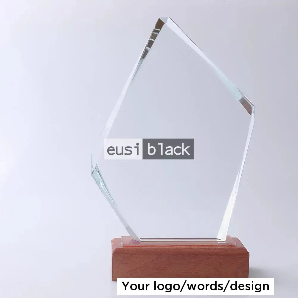 Blunt Tip Crystal Wooden Base