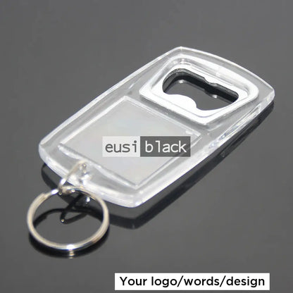 Bottle opener plastic key holder