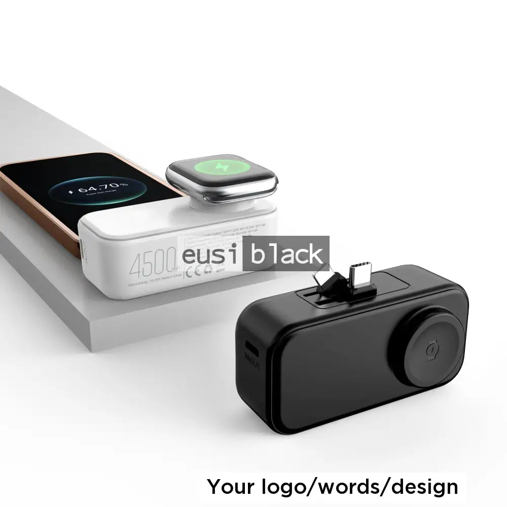 Bottom load mini power bank - 4,500mAH