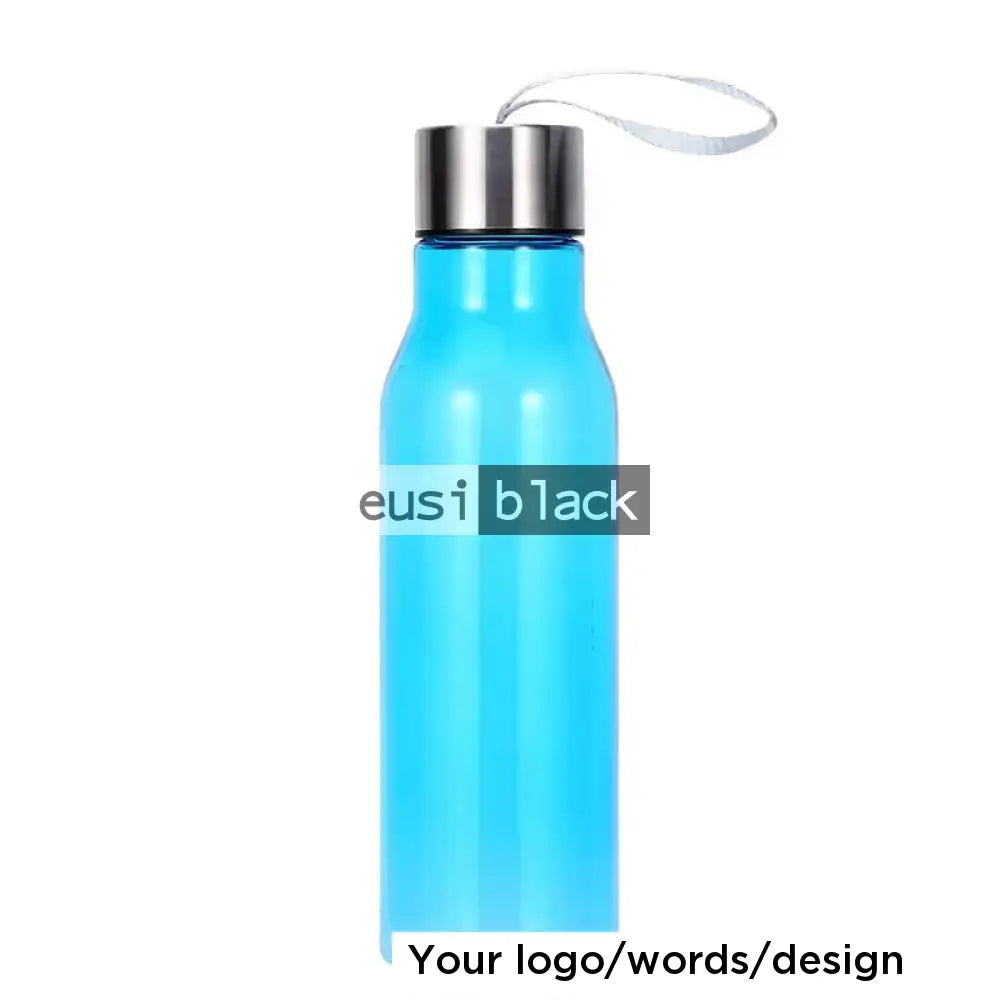 BPA free plastic water bottle - Blue