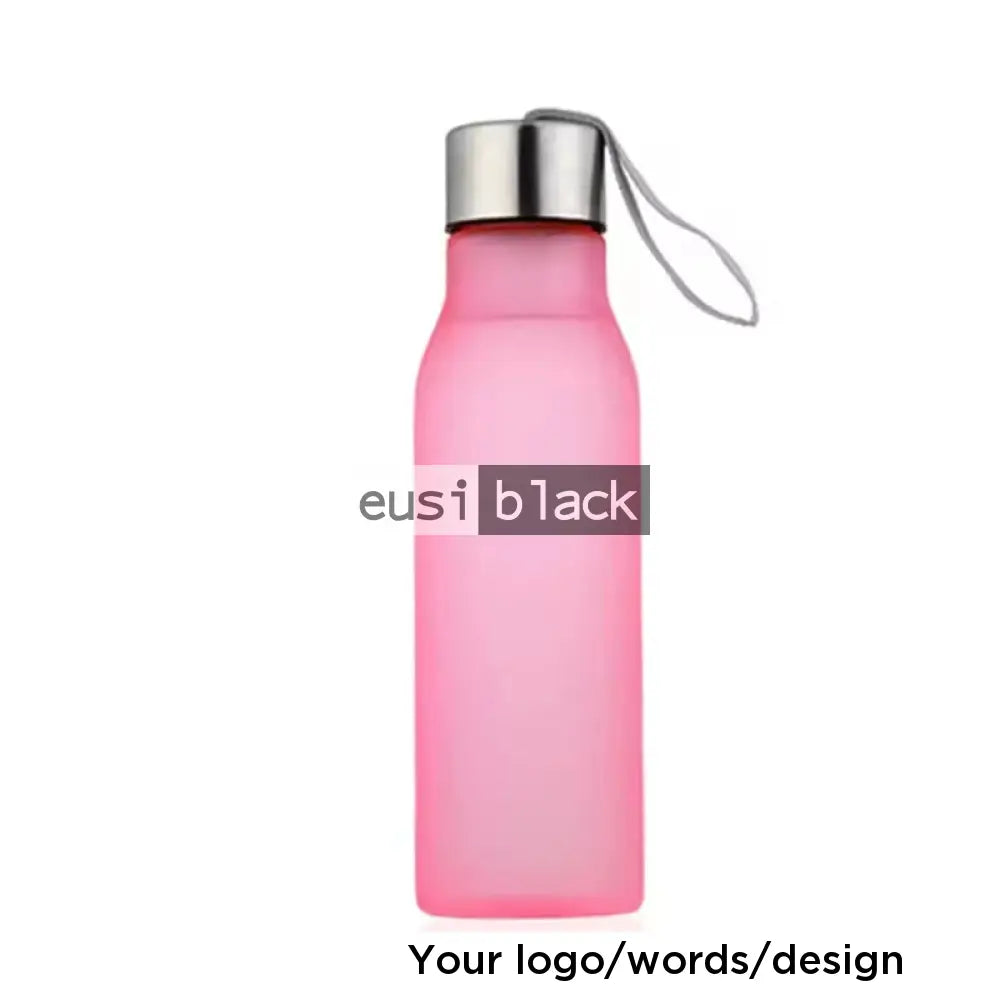 BPA free plastic water bottle - Pink
