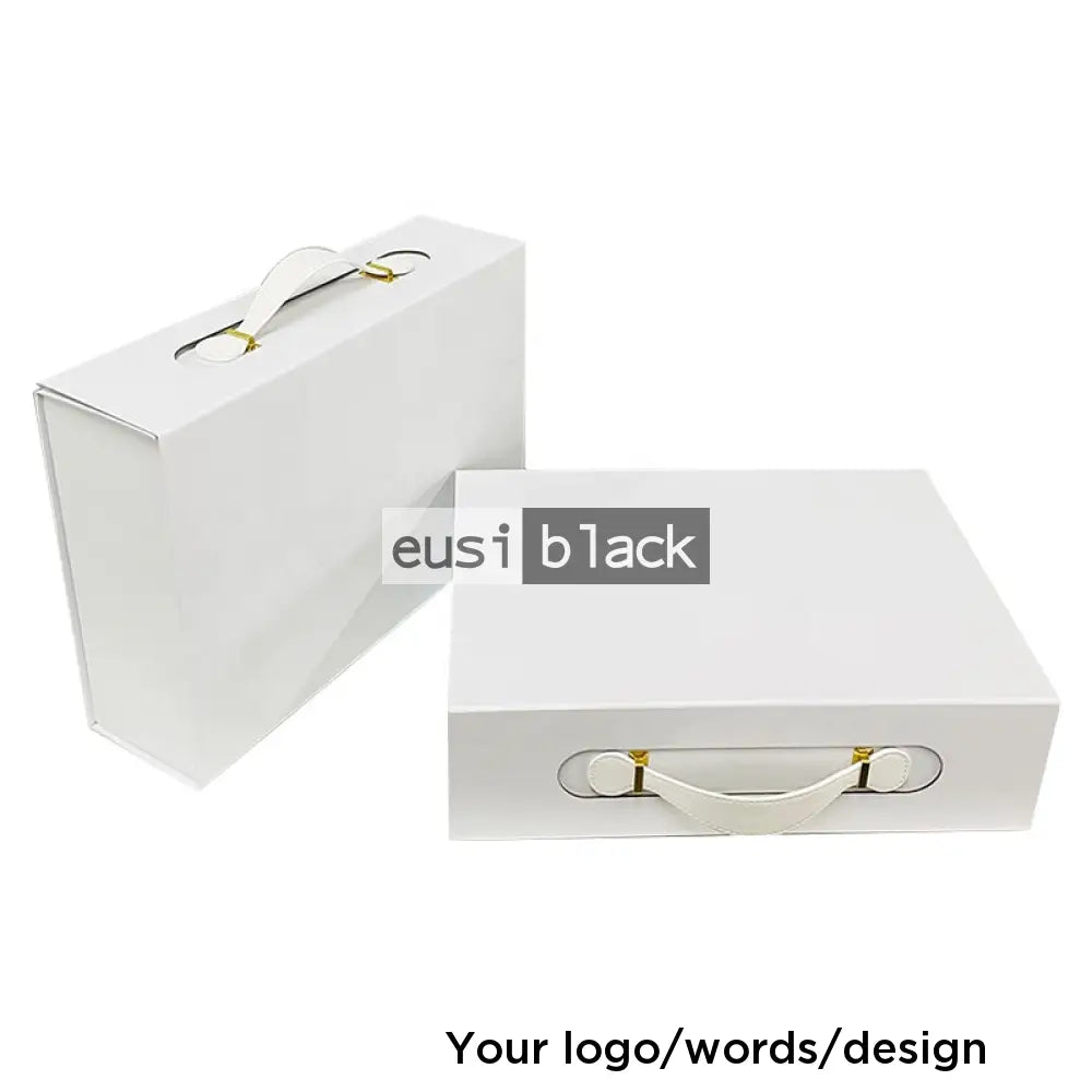 Briefcase magnetic gift box - A4 / White