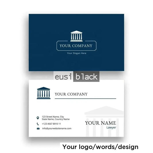 Business card Single sided / Plain