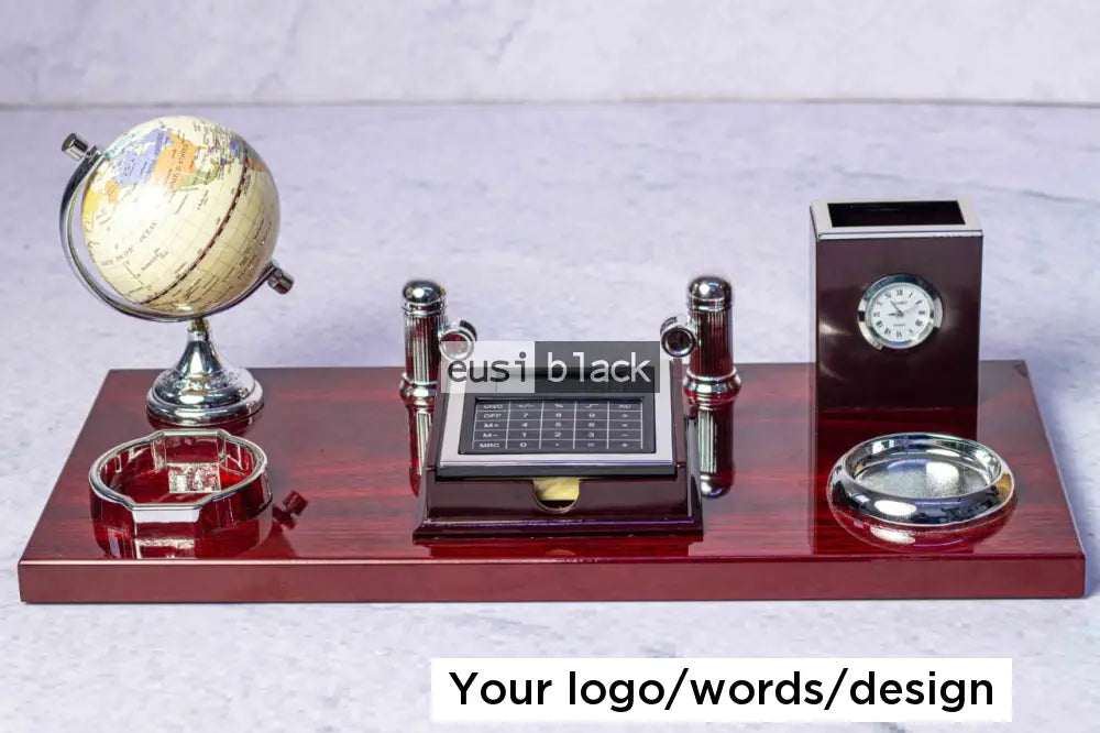 Calculated desk organizer