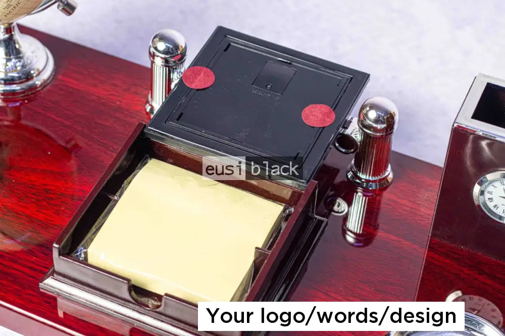 Calculated desk organizer