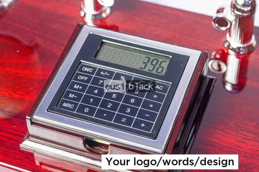 Calculated desk organizer