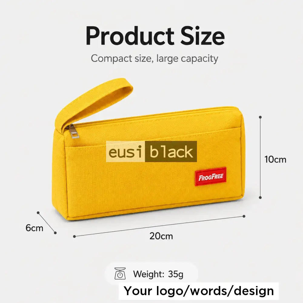 Canvas pen pouch