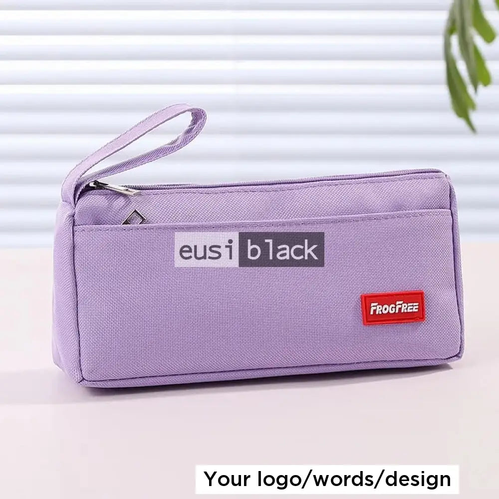 Canvas pen pouch - Purple