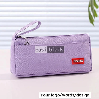 Canvas pen pouch - Purple