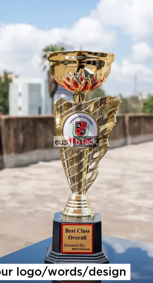 Centered medal trophy award - 35cm