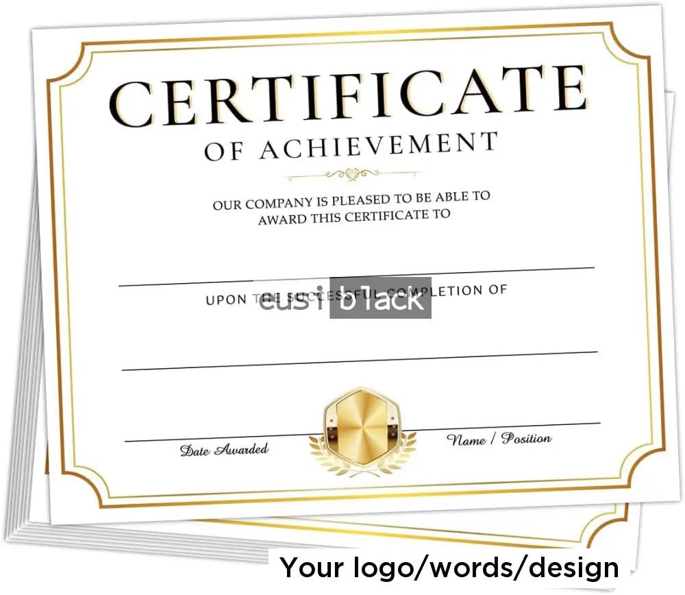 Certificate printing
