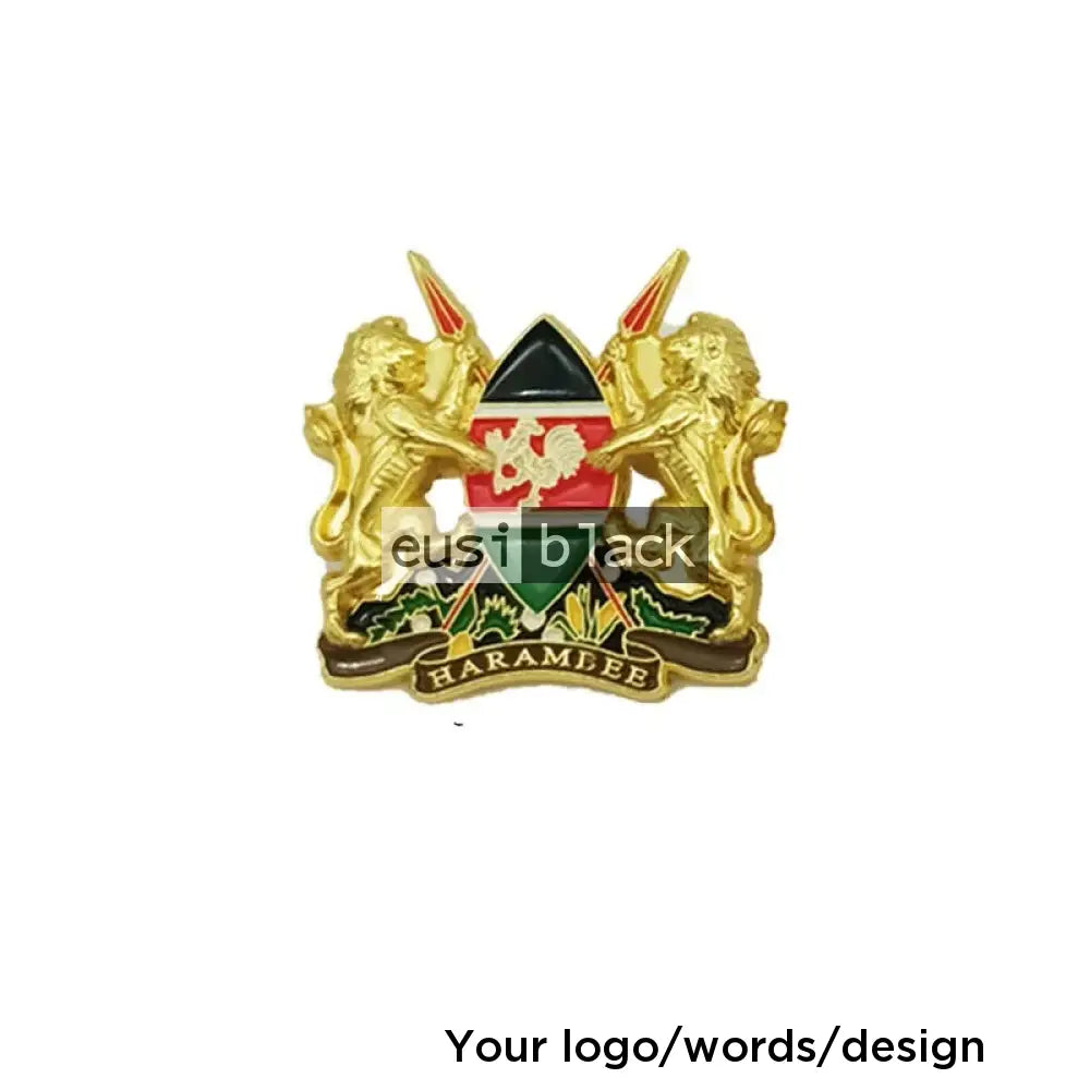 Coat of arms - Kenya - Fiber