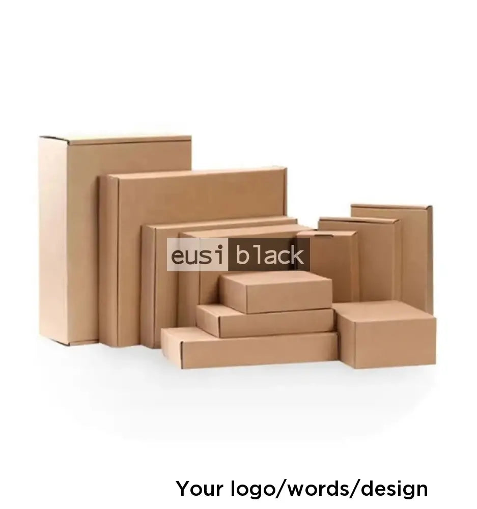 Corrugated brown box