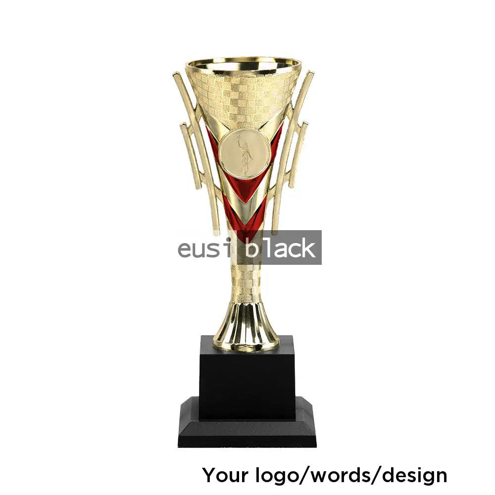 Crimson vector trophy cup award - 25cm