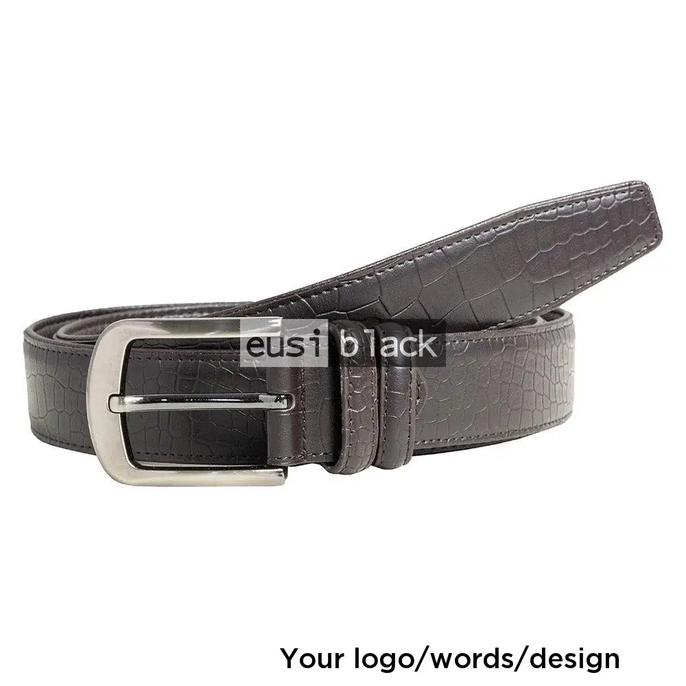 Crock skin belt for men