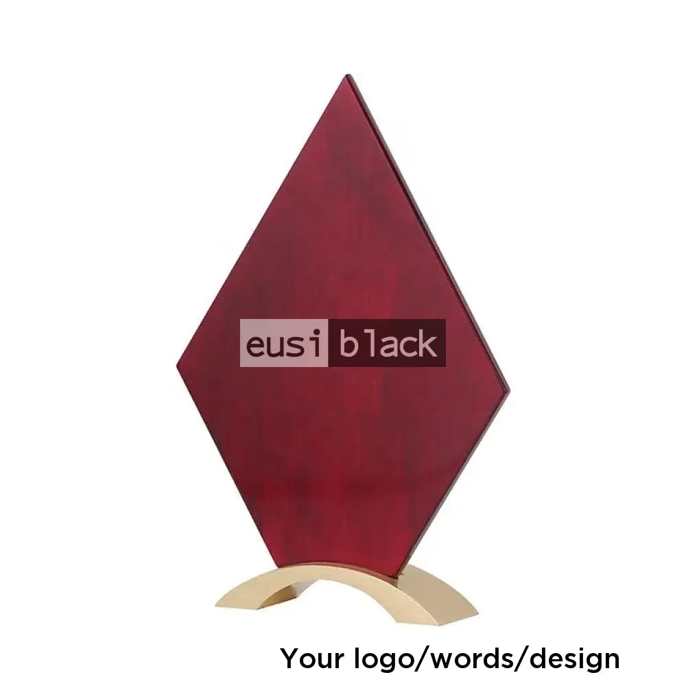 Crystal Plated Wooden Plaque