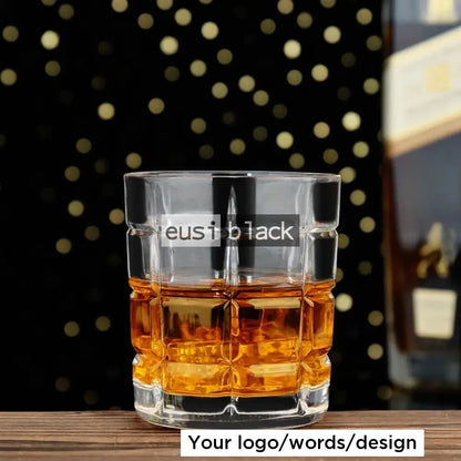 Cubic Decanter | 800Ml 2 Whiskey Glasses