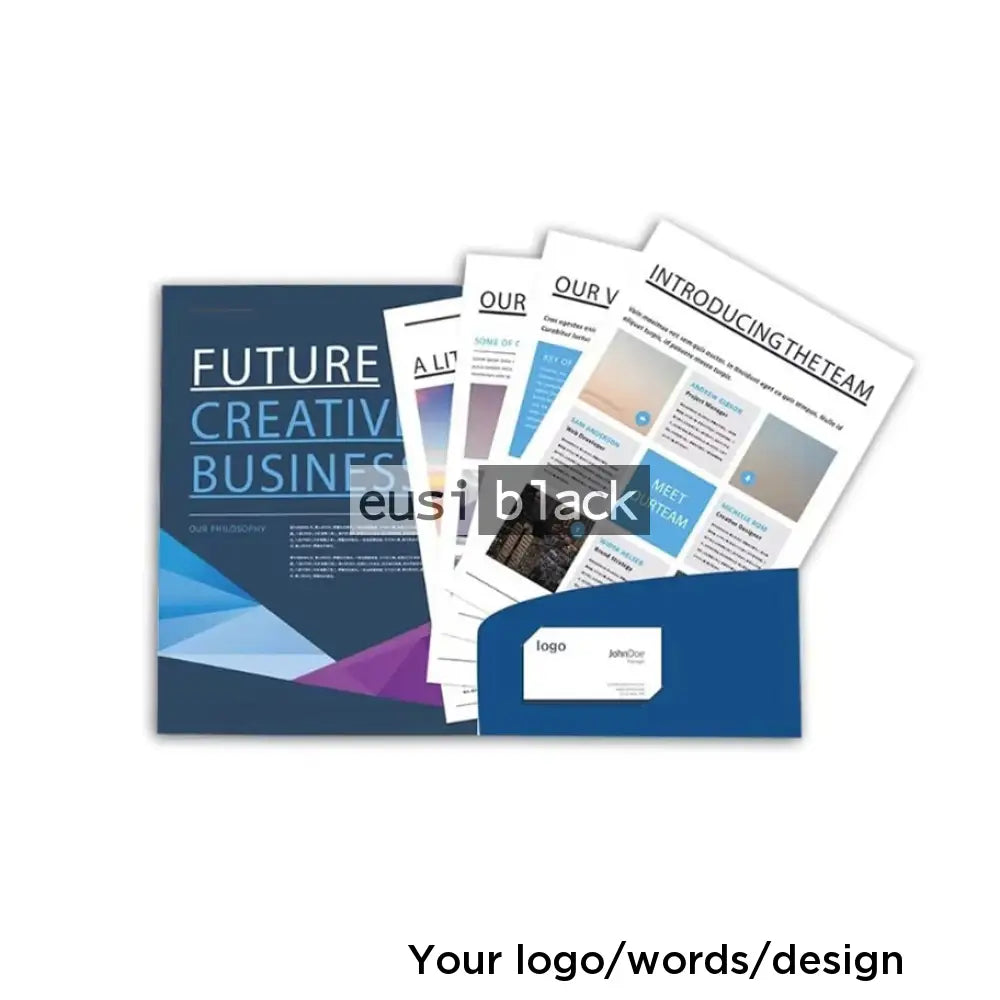 Custom document folder A4